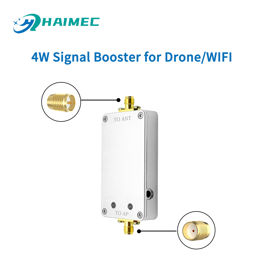 4W Bidirectional Signal Booster 0.9G/2.4G/5.2G/5.8G Signal Enhancement Module Signal Booster Design FOR Drone FPV or WIFI Both TX and RX