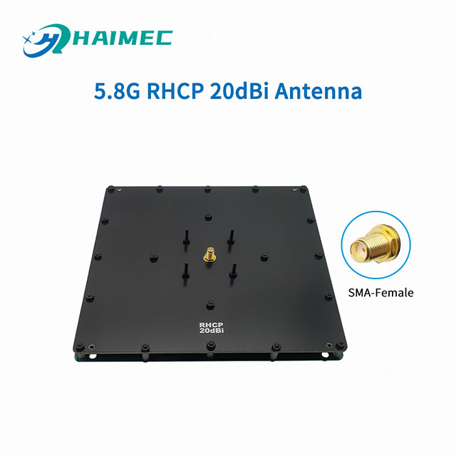 5.8GHz RHCP 20dBi Antenna WIFI High Gain Amplifier Booster Antenna Direction Antenna For WIFI Drone FPV