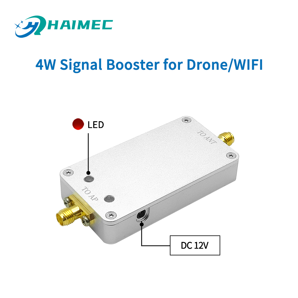 4W Bidirectional Signal Booster 0.9G/2.4G/5.2G/5.8G Signal Enhancement Module Signal Booster Design FOR Drone FPV or WIFI Both TX and RX